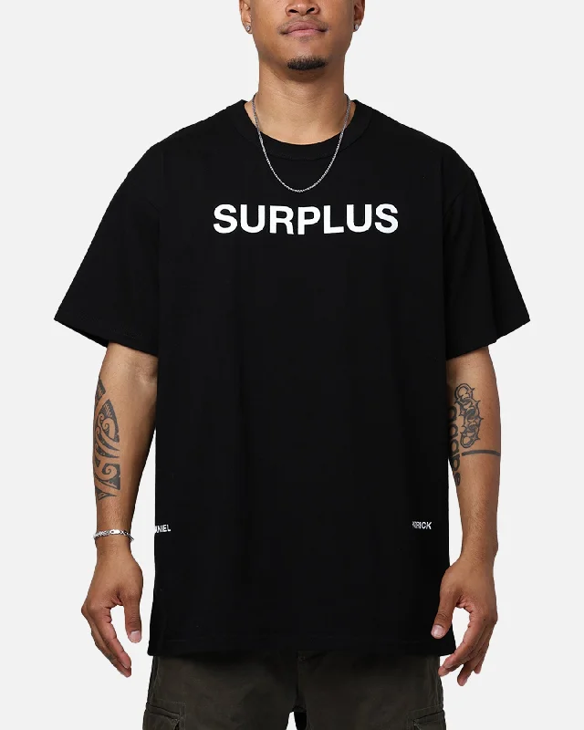 Daniel Patrick Surplus Logo T-Shirt Black-- Elegant Classic Vintage