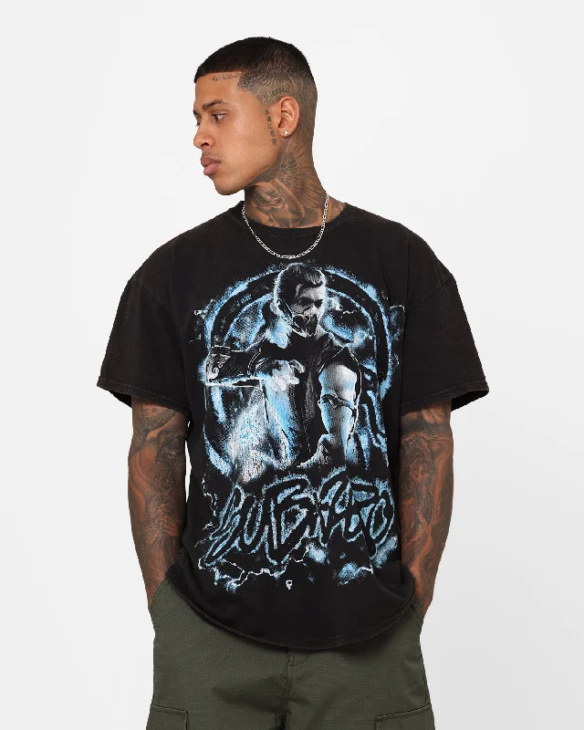 Goat Crew X Mortal Kombat Sub Zero Vintage T-Shirt Black Wash-- Elegant Classic Vintage