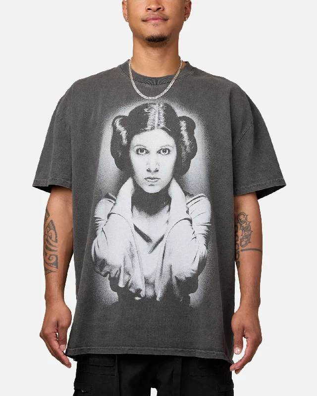 Star Wars Rebel Heavyweight T-Shirt Black Wash-- Zippered Front Buttoned Front Snap Front
