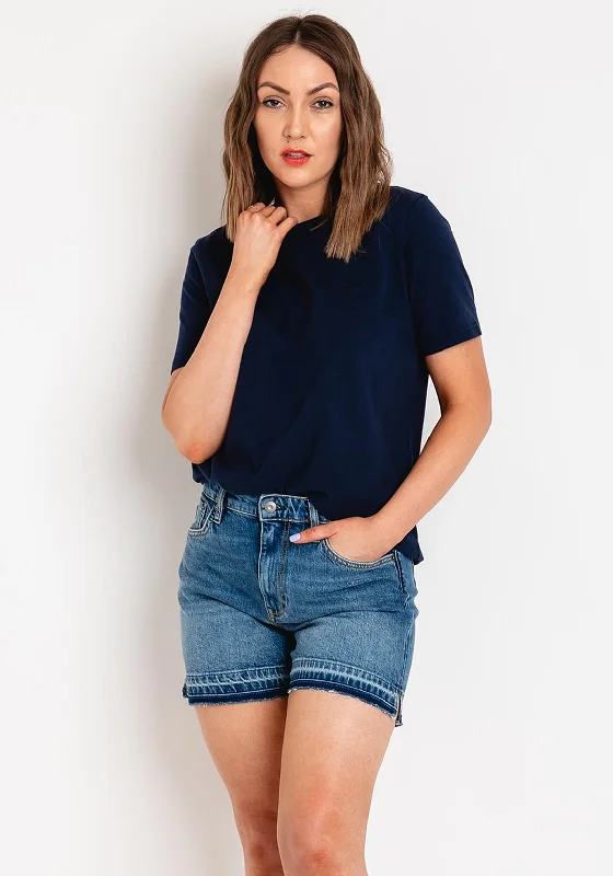 Superdry Womens Vintage Logo T-Shirt, Richest Navy-- Modern Contemporary Chic