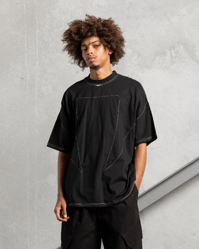 The Anti Order Fang T-Shirt Black-- Fitted T-Shirt Seamless Stretchy