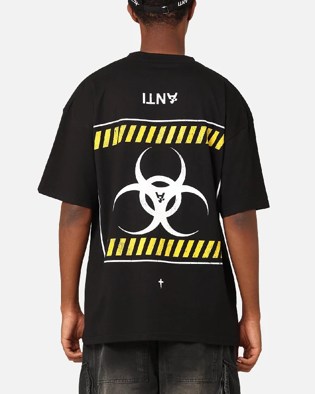The Anti Order Anti Nuclear T-Shirt Black-- Front Pockets Side Pockets Patch Pockets