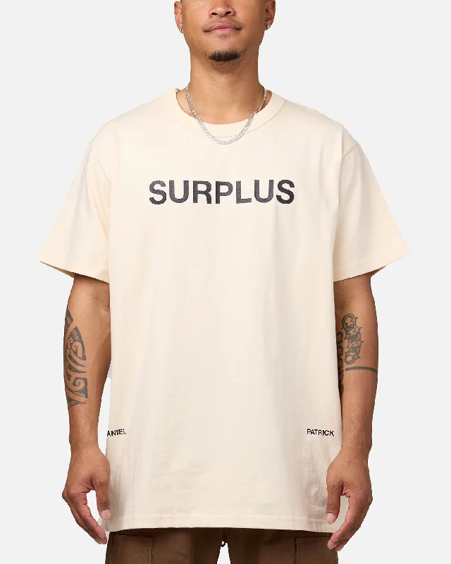 Daniel Patrick Surplus Logo T-Shirt Cream/Black-- Modern Contemporary Chic