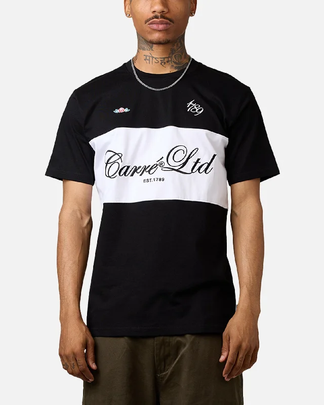 Carre Established Panel T-Shirt Black/White-- Fashionable Trendy Casual
