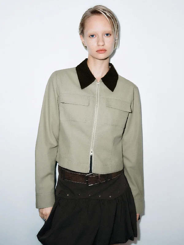 Zip Up Front Shirts-- Cozy Warm Stylish