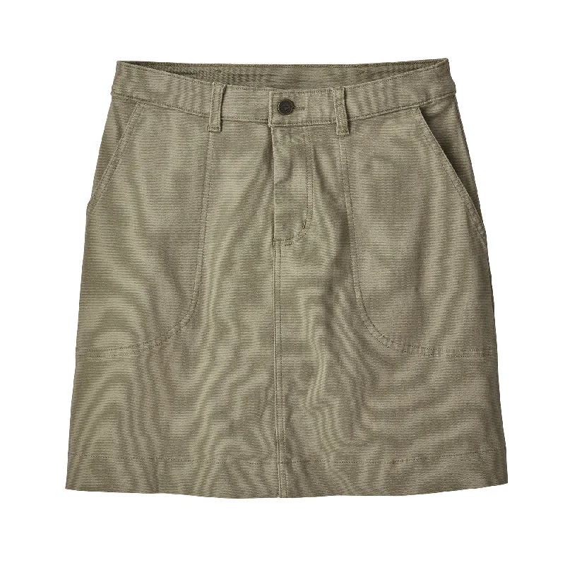 W's Stand Up™ Skirt velvet skirt glossy