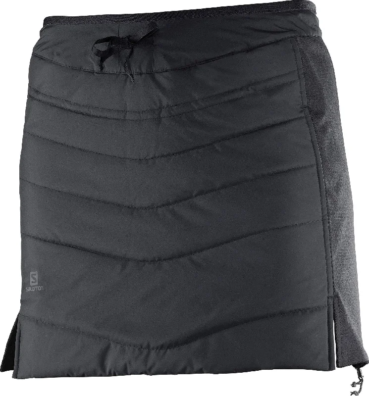 Women’s Drifter Mid Skirt W (black) wool skirt thick