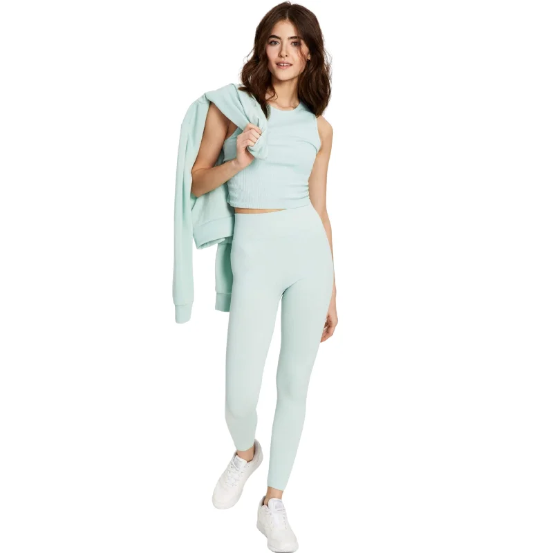 HIPPIE ROSE - Ribbed Seamless Leggings Comfortable Tummy Shaping Leggings