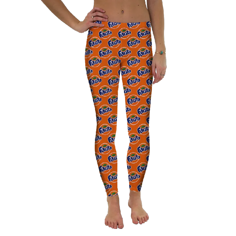 Fanta Pattern Leggings Cozy Warmth Leggings