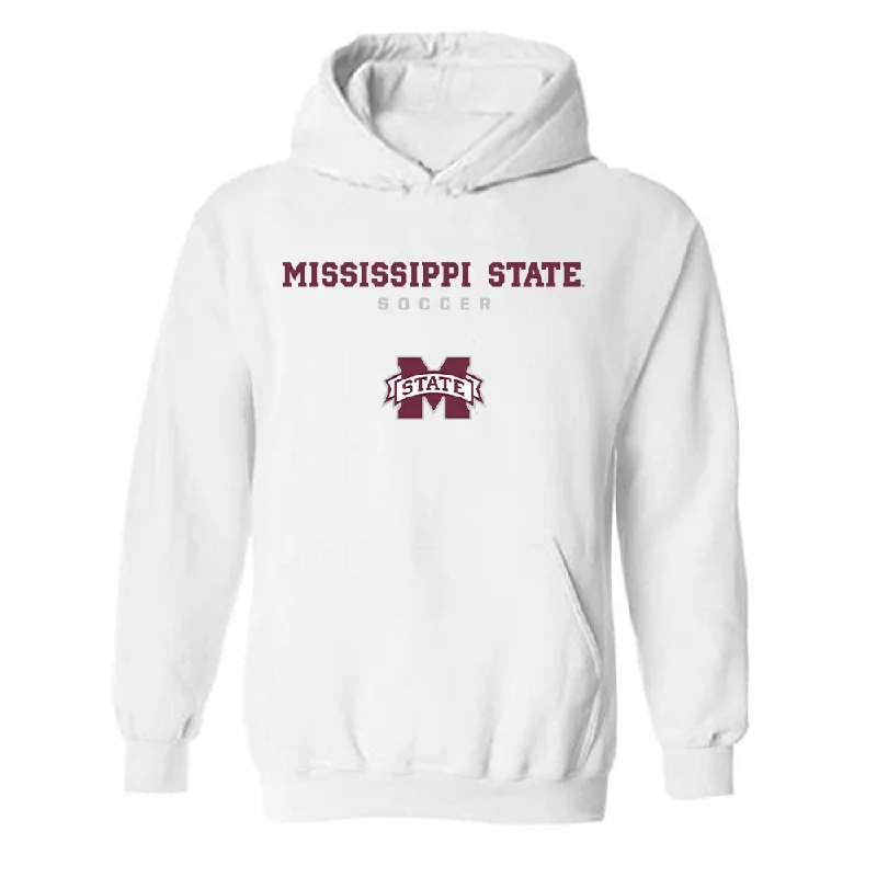 Mississippi State - NCAA Women's Soccer : Katelyn Carroll - Classic Shersey Hooded Sweatshirt Hoodie with Emblem Brand Identity
