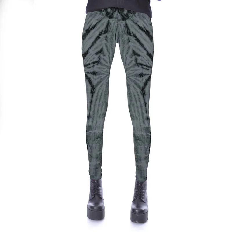 CALLA LEGGINGS - GREY/BLACK Trendy Minimalist Leggings