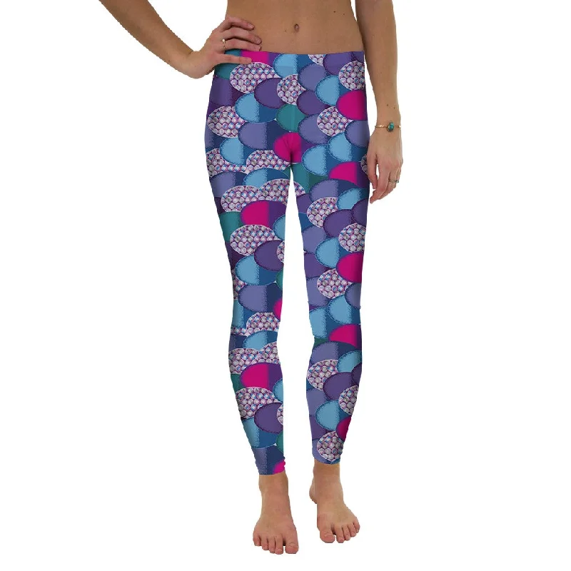 Rainbow Fish Leggings Comfortable Yoga Tights Leggings