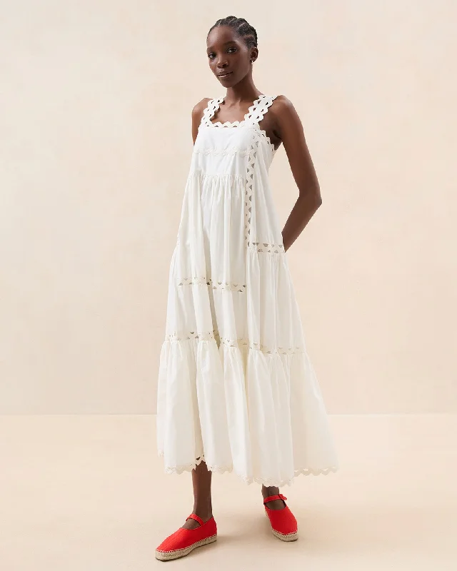 Alison White Camisole Dress Tunics Occasion special
