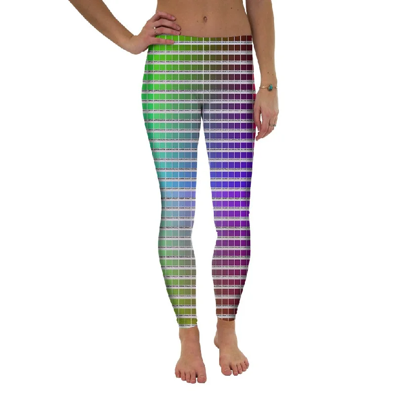 Pantone Leggings Stylish Pockets Active Leggings