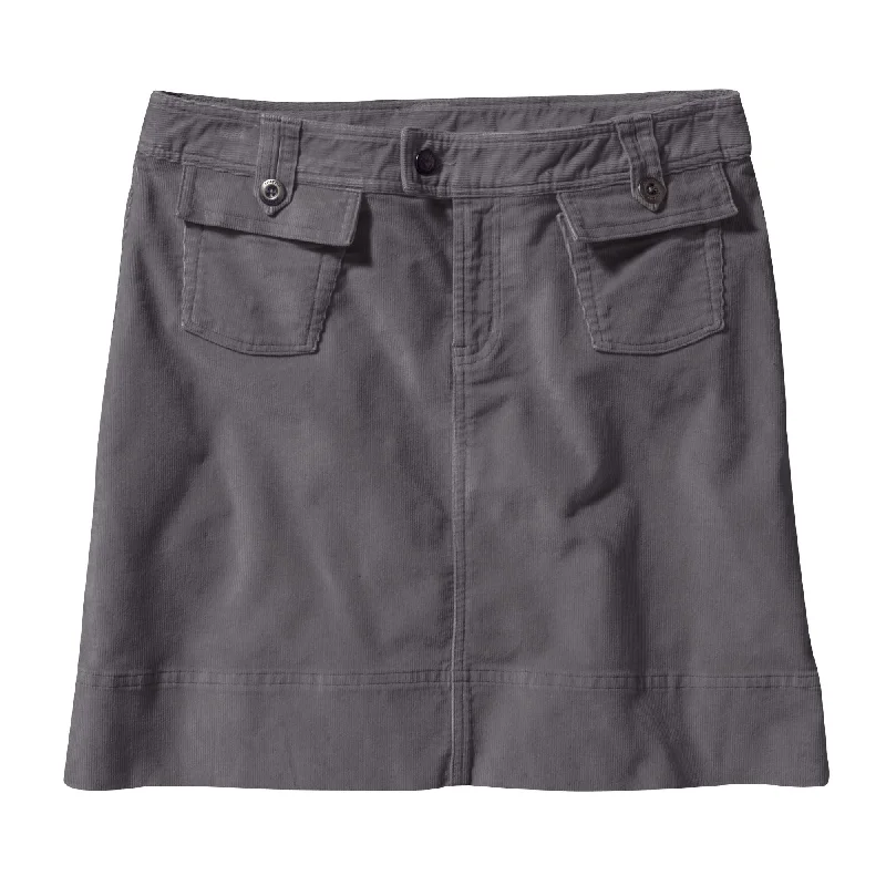W's Corduroy Skirt wool skirt breathable