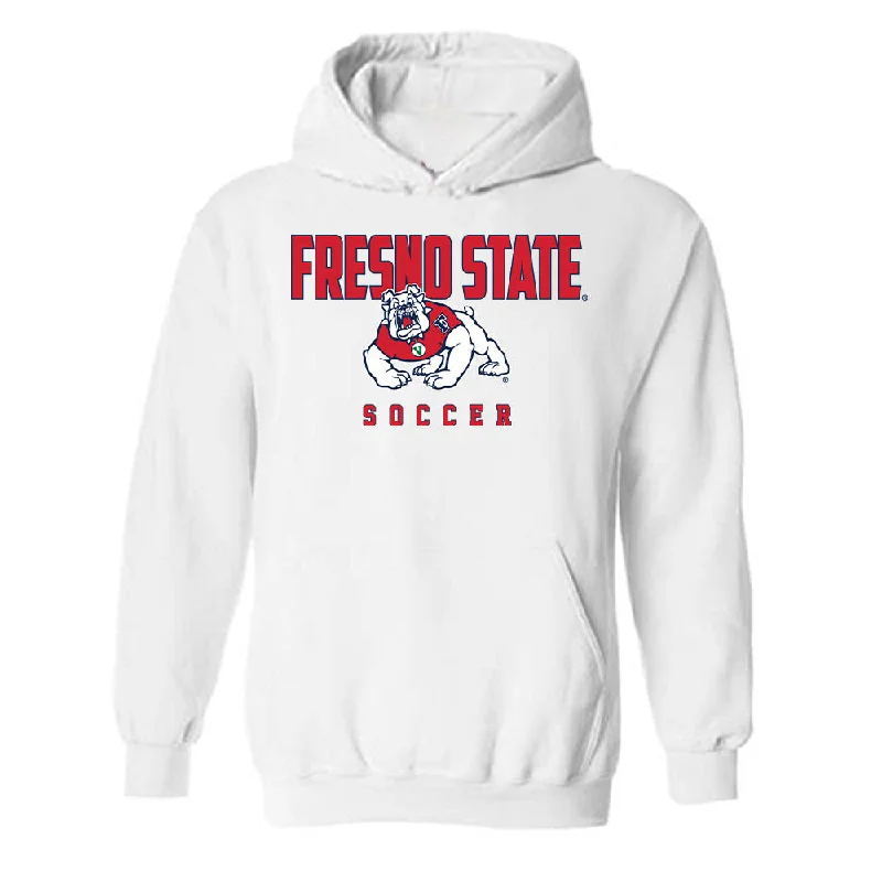 Fresno State - NCAA Women's Soccer : Anaya Shelton - Classic Shersey Hooded Sweatshirt Hoodie with Cuffed Sleeves Snug Secure