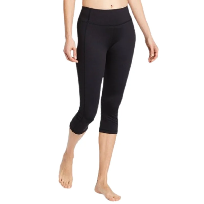 ALL IN MOTION - Simplicity Mid-Rise Capri Leggings Elegant Sheer Leggings