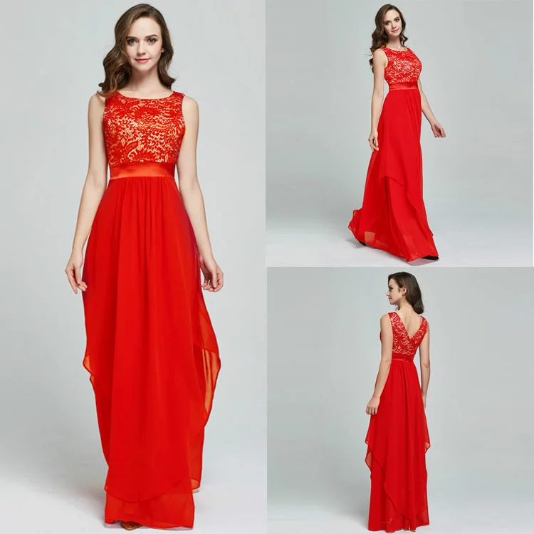 Floral Lace Chiffon Long Dress, Multi Colours Tunics Fashionable trendy