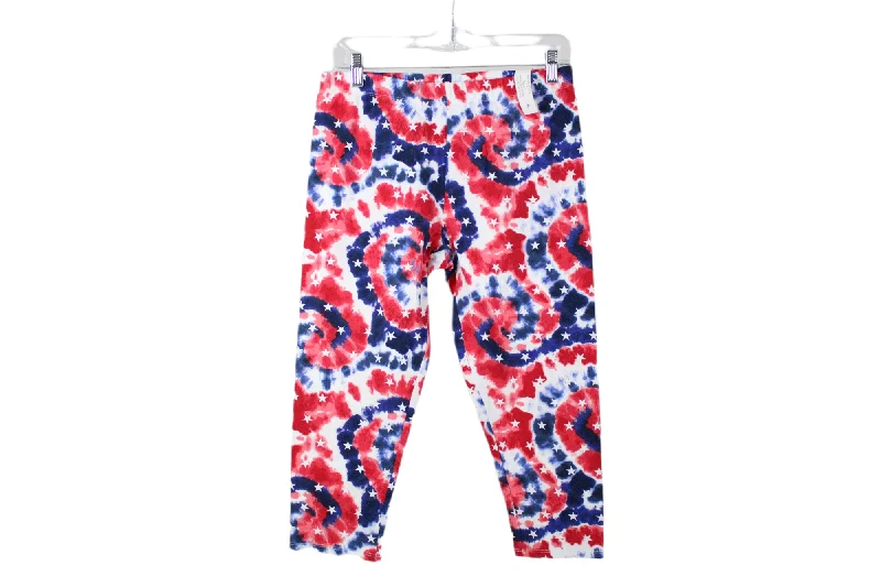 NEW No Boundaries Capri Tie Dye Legging | L Comfortable Wide-Band Leggings