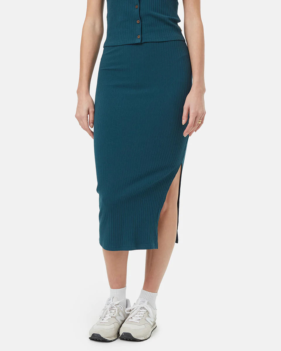Knit Rib Skirt lace skirt delicate