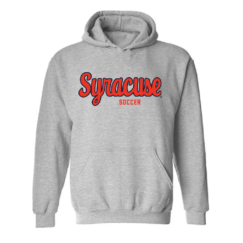 Syracuse - NCAA Women's Soccer : Aysia Cobb - Classic Shersey Hooded Sweatshirt Hoodie with Patch Decorative Personalized