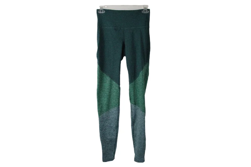 Old Navy Active color Blocked Go-dry Legging | S Trendy Leather-Look Workout Leggings