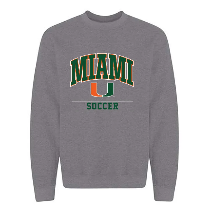 Miami - NCAA Women's Soccer : Reese Wheeler - Classic Shersey Crewneck Sweatshirt Hoodie Jacket Zipper Layering