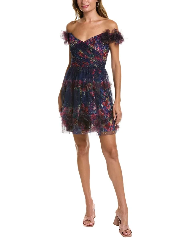Marchesa Notte Printed Dress Tunics Timeless classic