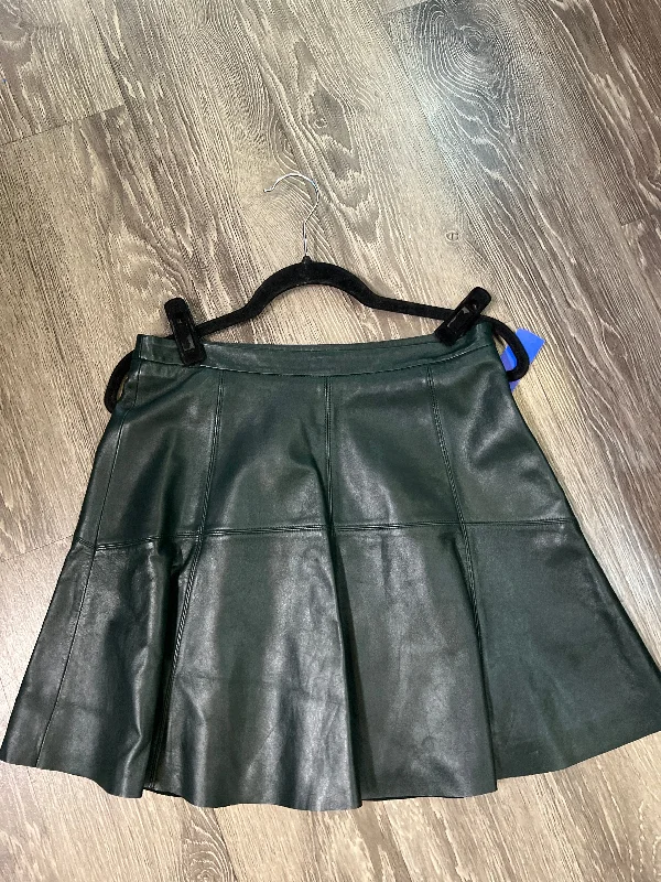 Rebecca Minkoff Leather Skater Skirt (Size 6) leather skirt modern