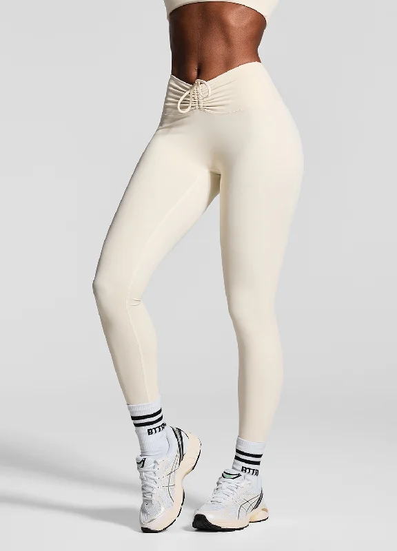 Tied Front Shaping Leggings Trendy Spandex Leggings