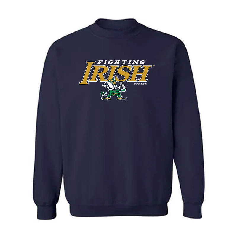 Notre Dame - NCAA Women's Soccer : Melinda Hathaway - Classic Shersey Crewneck Sweatshirt Hoodie with Tie-Dye Psychedelic Retro