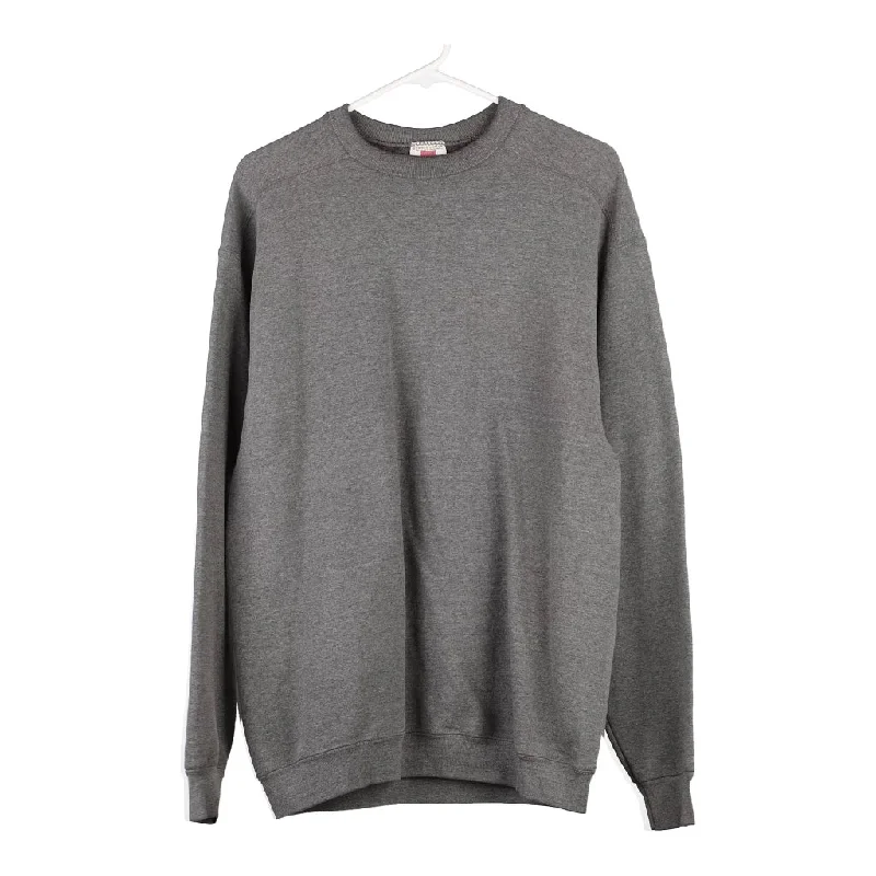 Member'S Mark Sweatshirt - Large Grey Cotton Blend Hoodie with Side Slits Relaxed Casual Member'S Mark Sweatshirt - Large Grey Cotton Blend Hoodie with Side Slits Relaxed Casual