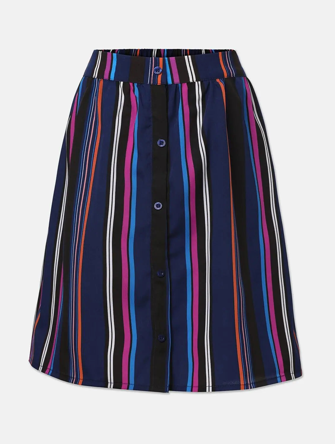 Lovely Blue Stripes Print Girl Skirt summer skirt style