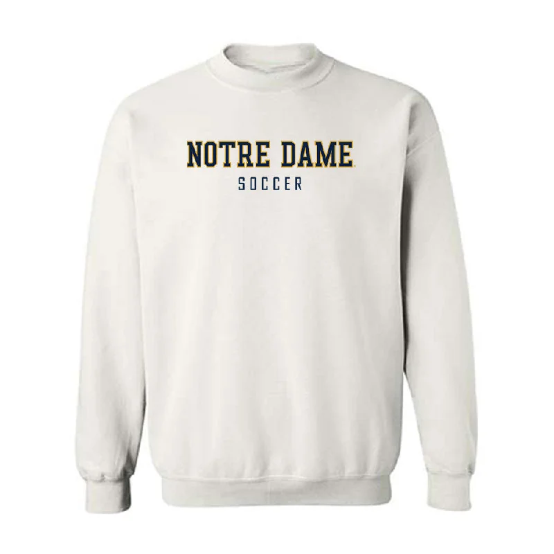 Notre Dame - NCAA Women's Soccer : Melinda Hathaway - Classic Shersey Crewneck Sweatshirt Hoodie with Drop Shoulder Relaxed Streetwear
