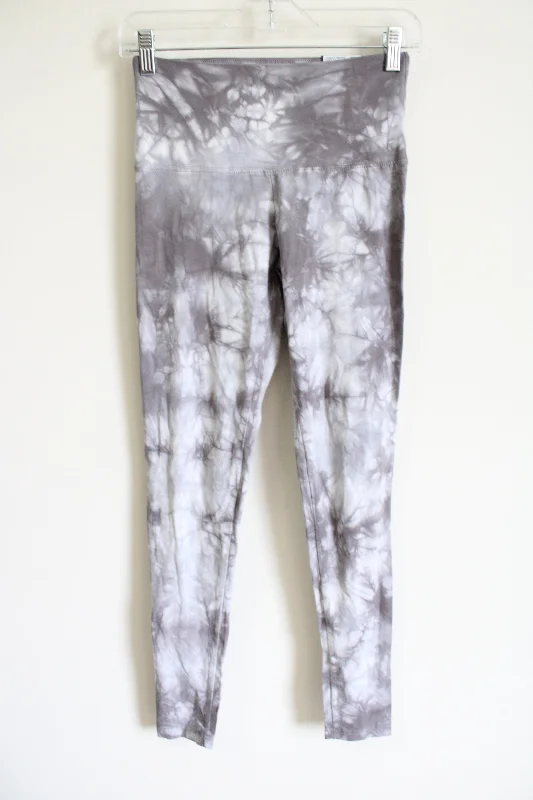 NEW Garage Favorite Ultra High Rise Gray Tie Dye Leggings | S Trendy High-Waist Tummy Control Leggings
