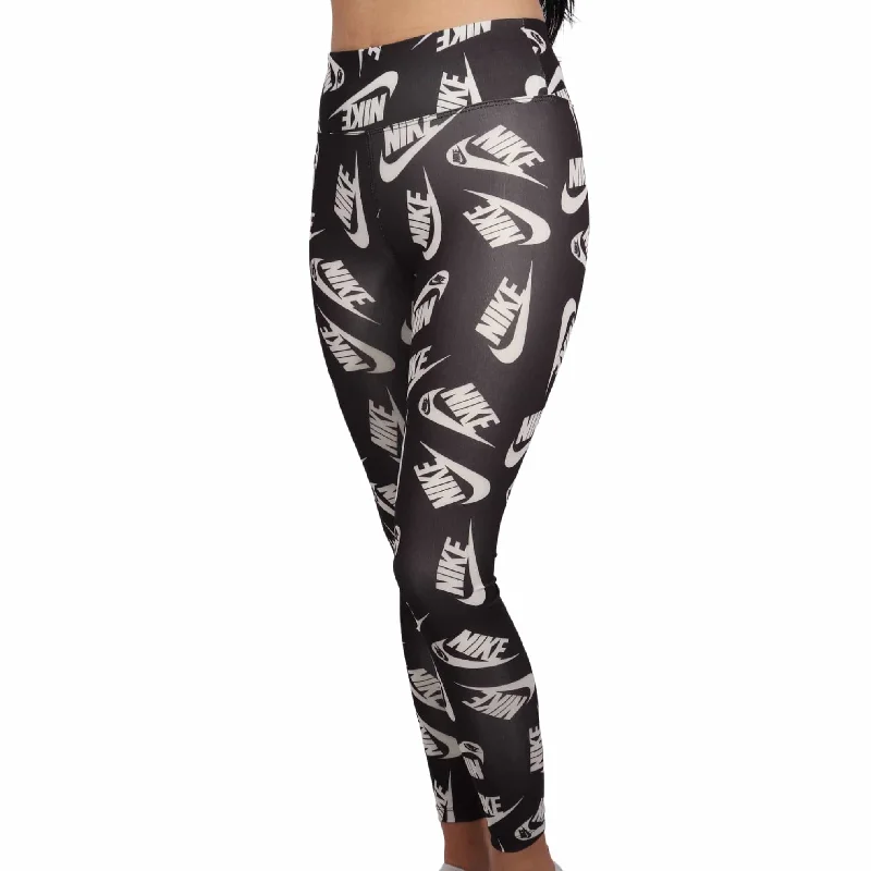 NIKE - Nike Printed Logo Leggings Trendy Side-Pocket Leggings