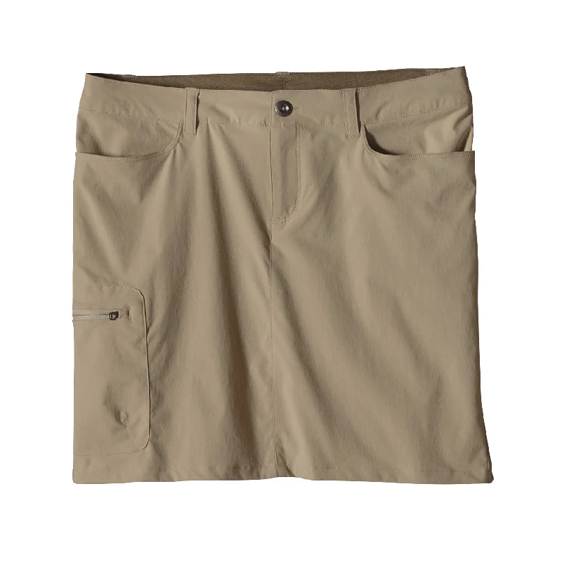 W's Quandary Skirt chiffon skirt flowing