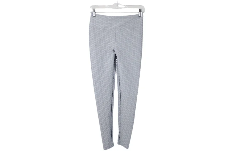 Energy Gray Leggings | S Cozy Mid-Rise Workout Leggings