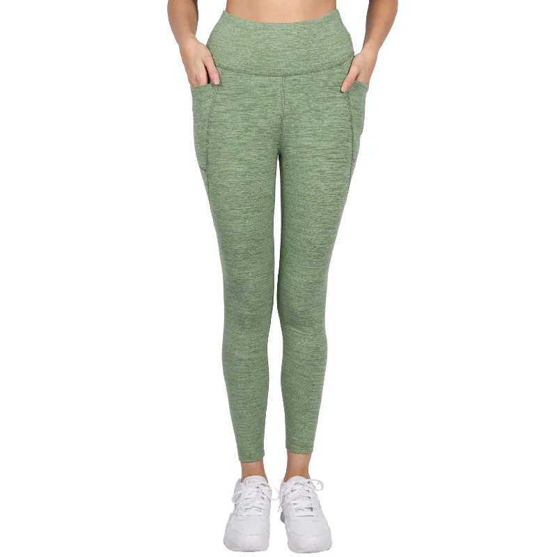 JOYLAB - High Rise Leggings Fashionable Leather-Look Leggings