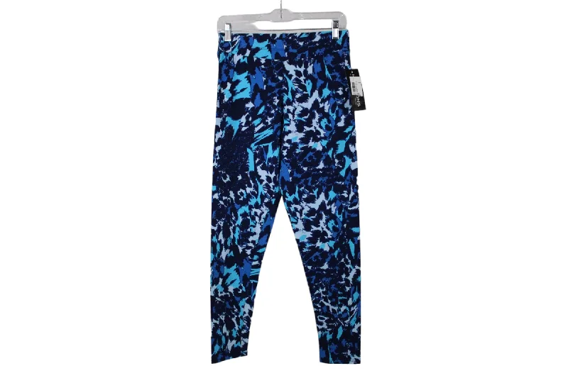 NEW Notations Blue Capri Legging | M Stylish Compression Fit Leggings