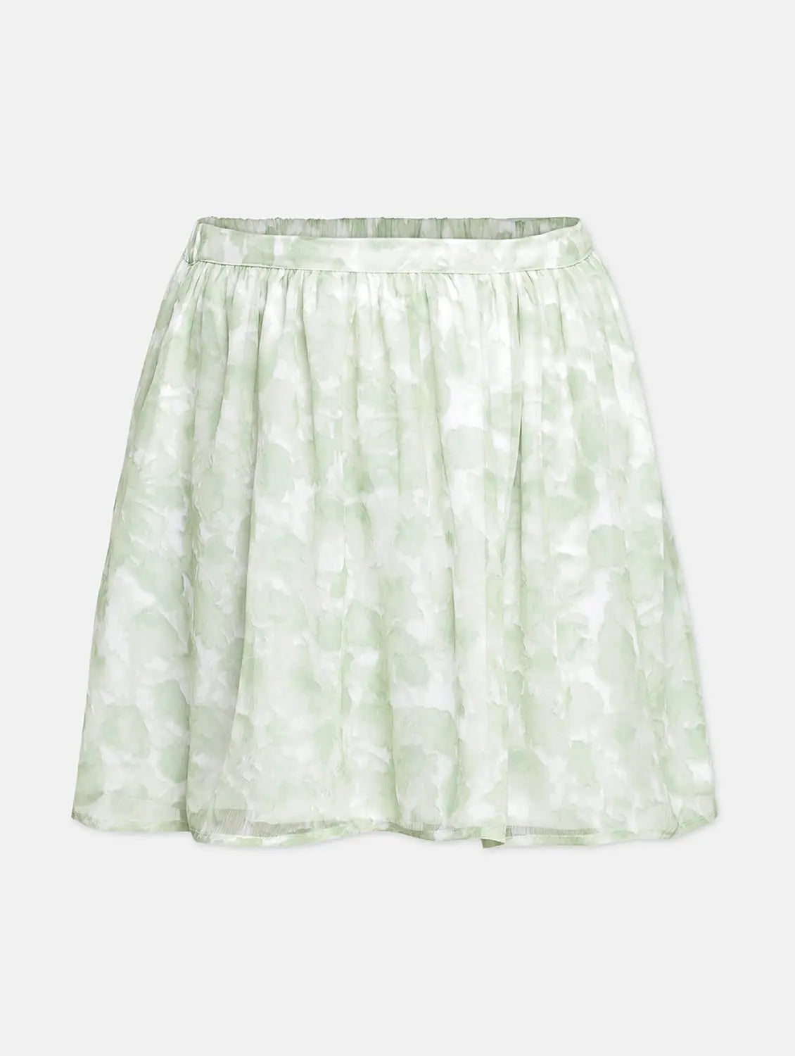 Sopple Green Printed Girl Skirt linen skirt airy