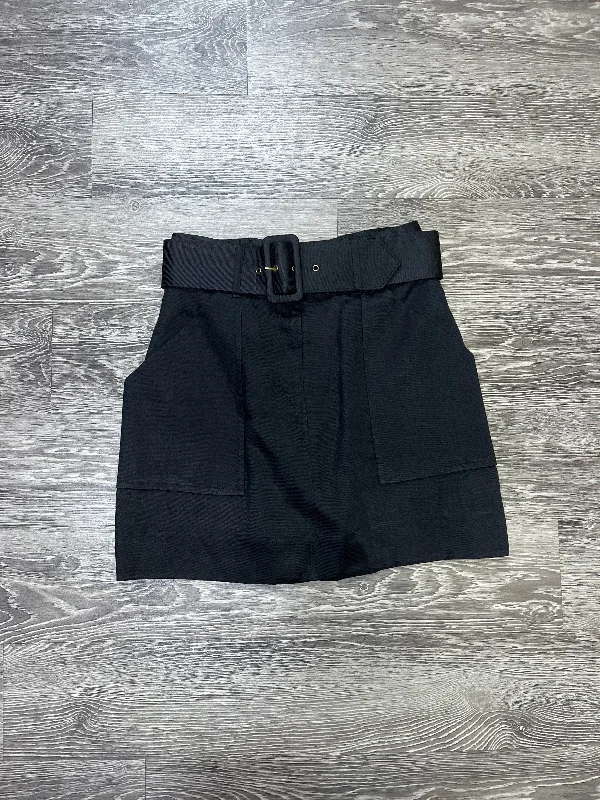 Shona Joy Belted Mini Skirt - Size 8 wool skirt sturdy