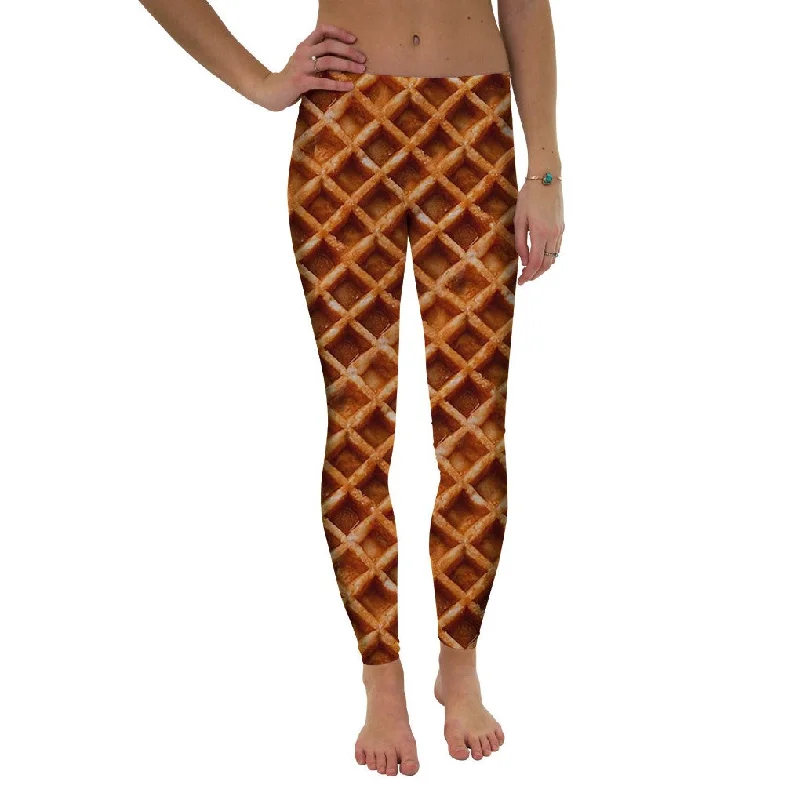 Beloved Waffle Leggings Chic Velvet Soft Leggings