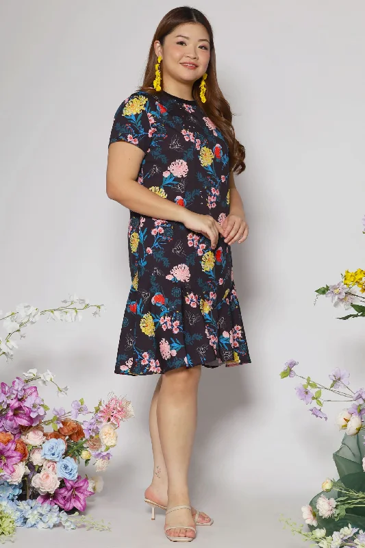 Bundchen Dress in Floral Harmony Tunics Fashionable chic