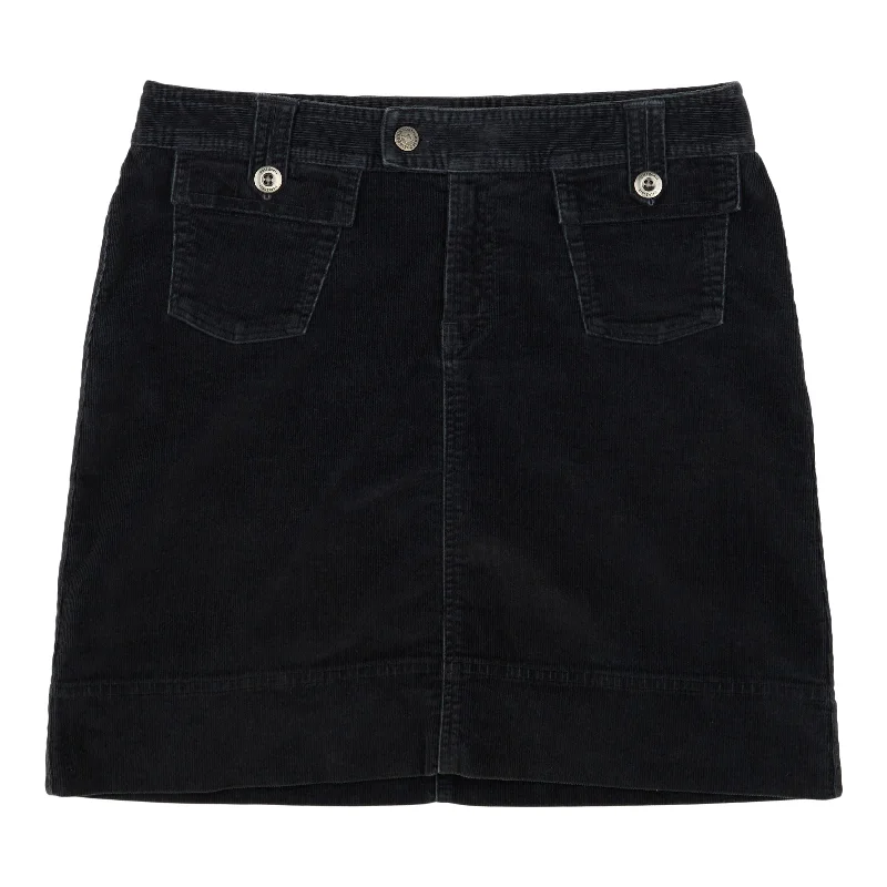W's Corduroy Skirt leather skirt sleek