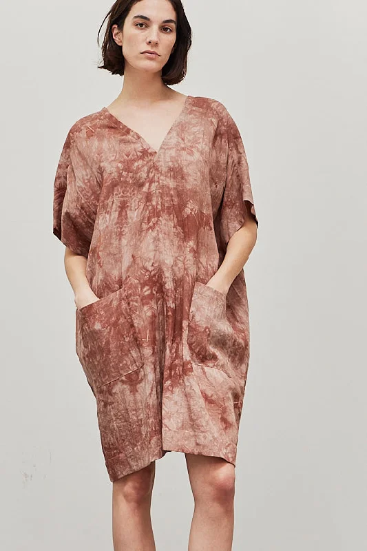 Cotton Linen Blend Casual Sack Dress Tunics Vintage classic