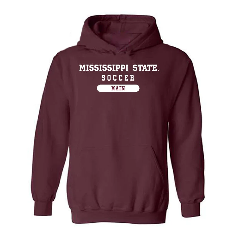 Mississippi State - NCAA Women's Soccer : Zoe Main - Classic Shersey Hooded Sweatshirt Cotton Hoodie Fleece Lining Warmth