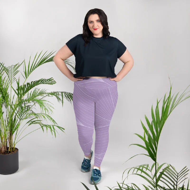 Legging Grande Taille "ligne" Fashionable Minimal Active Leggings