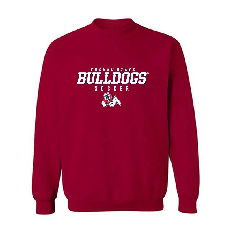 Fresno State - NCAA Women's Soccer : Anaya Shelton - Classic Shersey Crewneck Sweatshirt Hoodie with Monochrome Minimalist Simple