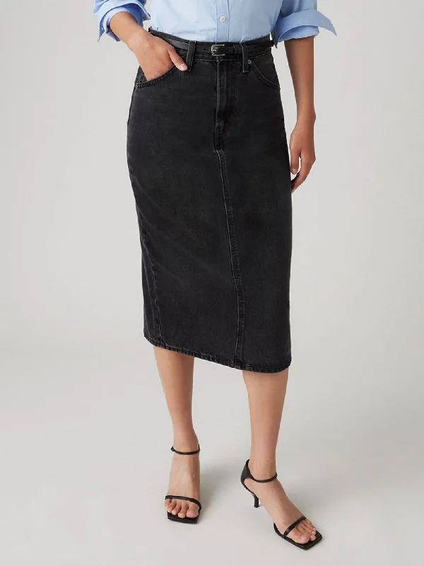 Hr Back Slit Open MInd Skirt lace skirt romantic